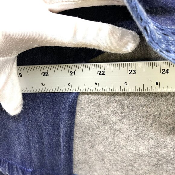 NWT April Cornell Maxi Dress XL Sunwashed Navy Agatha Long Sleeve Blue Rayon - Picture 10 of 13